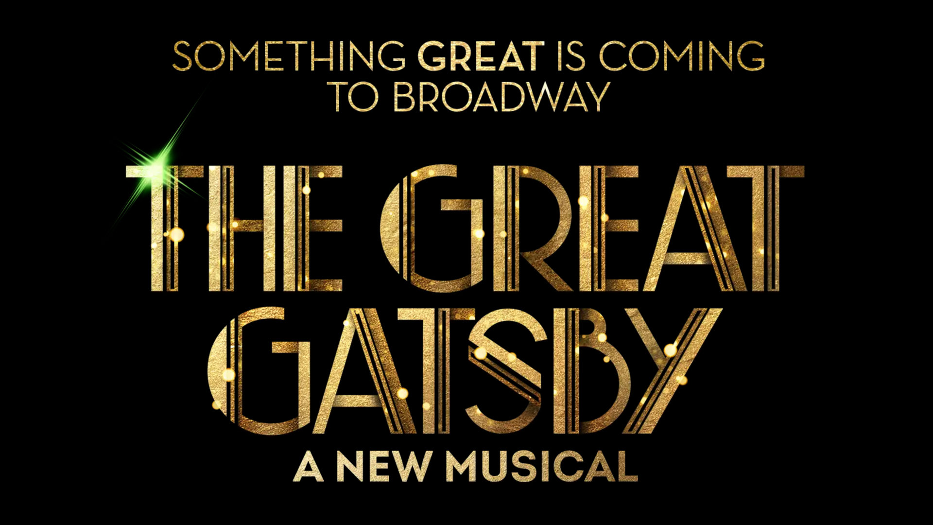 The Great Gatsby musical poster